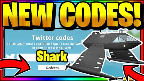 Sharkbite Roblox Codes July 2020