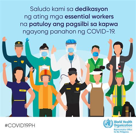 Covid 19 Impormasyong Pampubliko Who Philippines