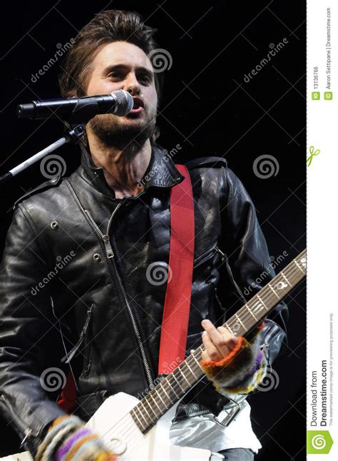 Official site for thirty seconds to mars. Jared Leto Of 30 Seconds To Mars Performing. Editorial ...
