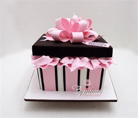 For Maggie 9 All Fondant T Box Cakes Sweet 16 Birthday Cake