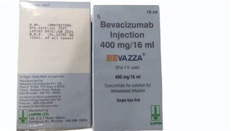 Bevazza Lupin 400 Mg Bevacizumab Injection At Rs 234 In Indore Id