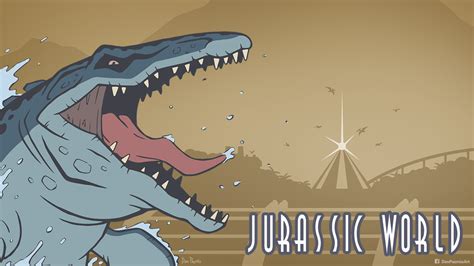 Jw Mosasaur Wallpaper By Danpazmio On Deviantart