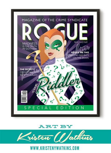 The Riddler Pinup Cover On Behance