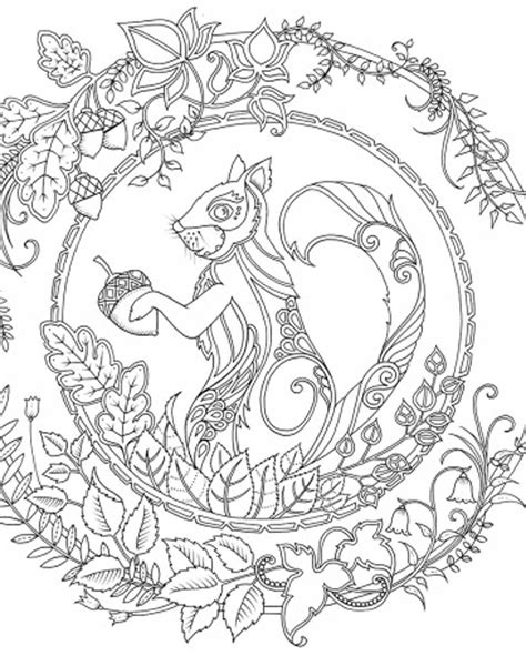 Printable Coloring Pages Enchanted Forest Coloring Pages