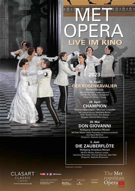 Met Opera 202223 Richard Strauss Der Rosenkavalier 2023 Live Astor Film Lounge Hafencity