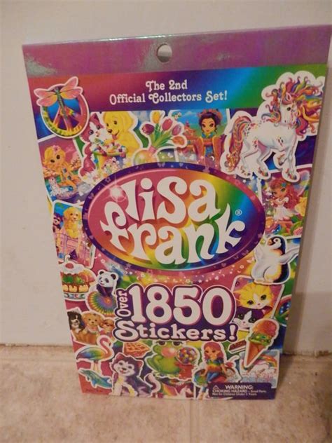 Lisa Frank Sticker Book 2nd Official Collector By Momstreasurehunt