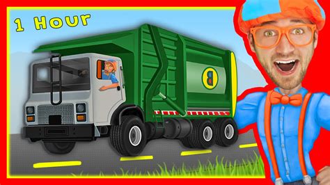 Explore Machines With Blippi Garbage Trucks And More