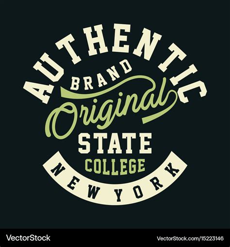Authentic Brand Original Royalty Free Vector Image