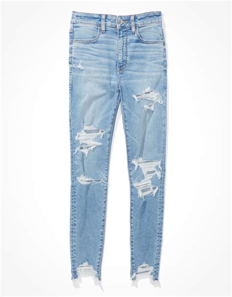 Ae Next Level Ripped Super High Waisted Jegging