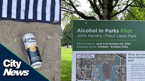 Alcohol Consumption Allowed At Designated Parks In Vancouver This