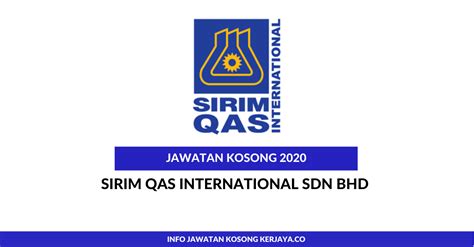© gintell (m) sdn bhd all rights reserved. Jawatan Kosong Terkini SIRIM QAS International Sdn Bhd ...