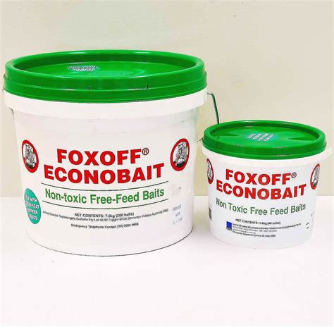 Foxoff® 1080 Fox Baits — Animal Control Technologies