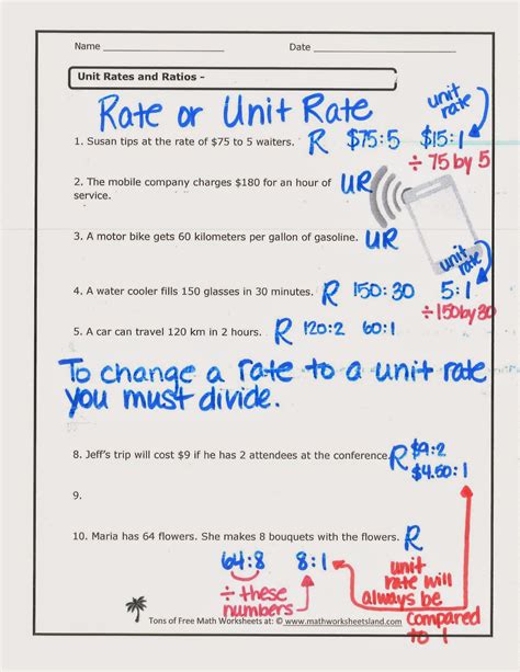 Mrs Whites 6th Grade Math Blog What Are Rates