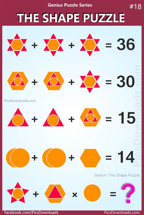 Tough And Hard Excellent Genius Math Puzzles With Answers