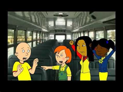 Caillou Farts On The Babe Bus And Gets Grounded YouTube