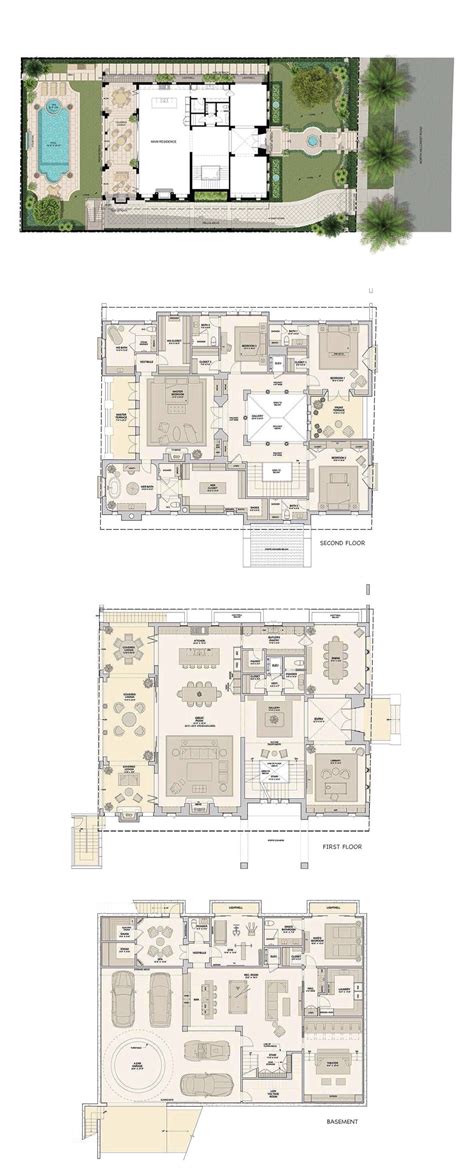 Beverly Hills Luxury House Floor Plans Modern House Modern House