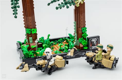 Review Lego Star Wars 75353 Endor Speeder Chase Diorama Hoth Bricks