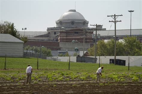 Inmates At Leavenworth Federal Prison Cultivating Garden And Sharing