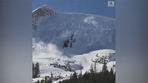 Video Shows Massive Avalanche In Utah Video Abc News