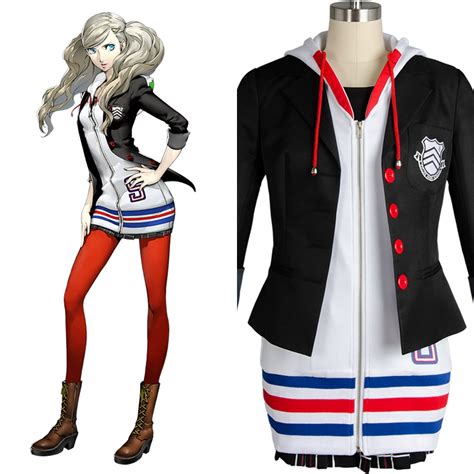 Ann Takamaki Cosplay Persona 5 Cosplay Anne Costume Full Set Uniform