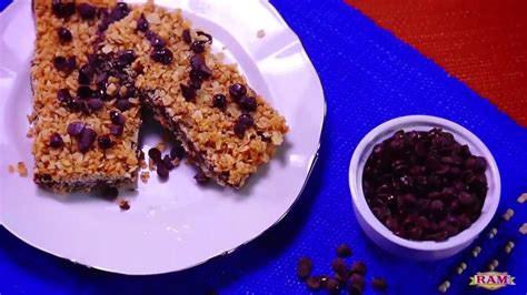 Overhangs the edges of the foil to lift the bars easier from the baking dish. No Bake Chocolate Oat Bars - YouTube