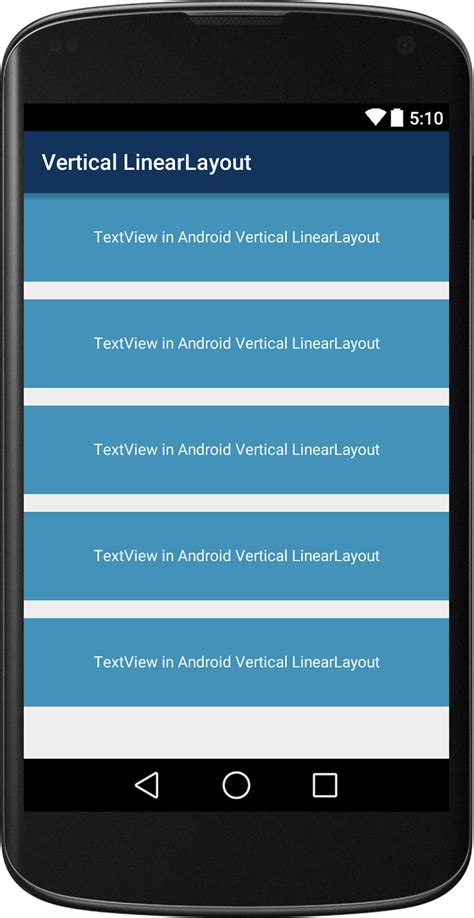 Android Linear Layout Viral Android Tutorials Examples Uxui Design