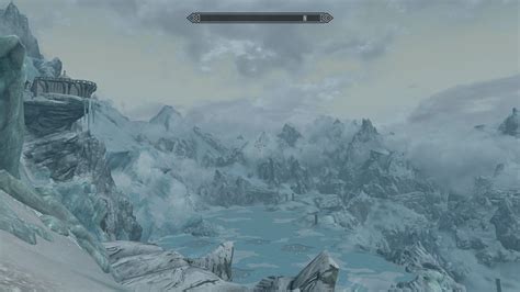The Forgotten Vale With The Temple Balcony In View Skyrim Elder