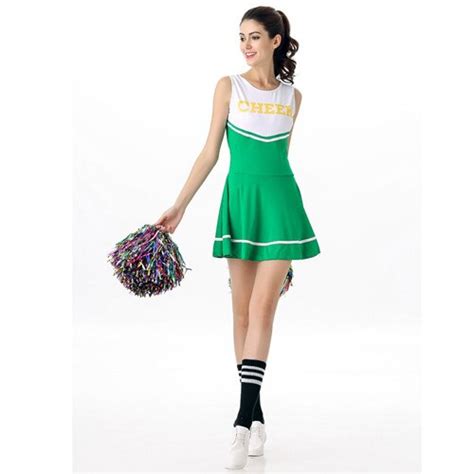 Fashion Female Sexy High School Cheerleader Costume Cheer Girls Uniform