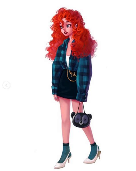 Digital Artist Designs Disney Princesses In Modern Casual Outfits And