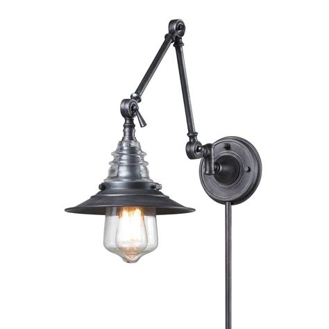 Get the best deal for swing wall lighting fixtures from the largest online selection at ebay.com. Titan Lighting Insulator Glass 1-Light Weathered Zinc Wall ...