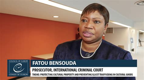 protecting cultural property fatou bensouda prosecutor of the international criminal court