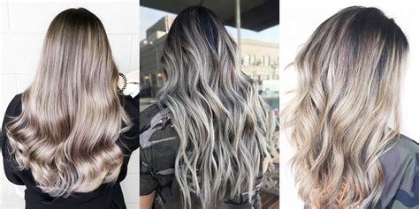 Dark grey granny hair balayage. 10 Ash Brown Hair Color Ideas 2018 - Try Ash Brown Hair ...