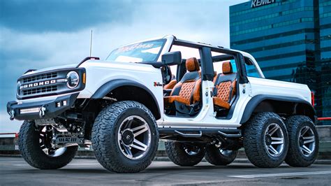 Sixth Gen Ford Bronco Gets The Spectacular 6x6 Treatment It Deserves