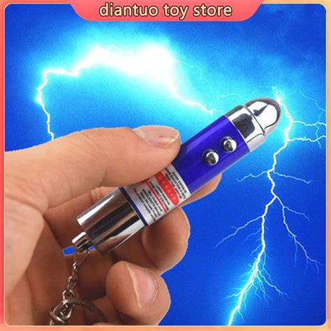 Electric Shock Funny Laser Pen 2 In1 Red Laser Pointer Pen With White