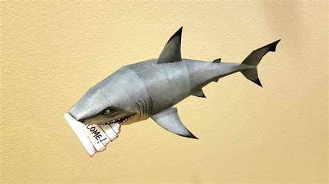 Shark Paper Mobile Rpapercraft