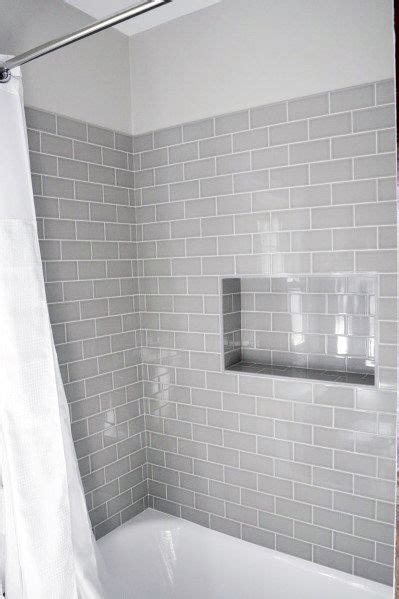 The first color was white as it reflected light and brightened up the subterranean. Top 50 Best Subway Tile Shower Ideas - Bathroom Designs