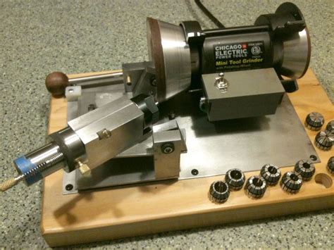 Motorized 4 Facet Bit Sharpener By Rodger Young Homemade Motorized 4