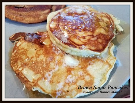 Brown Sugar Pancakes Whats For Dinner Moms