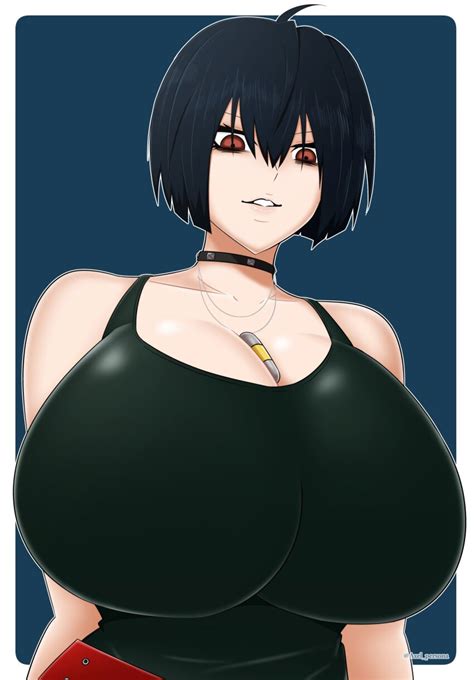 Takemi Tae Persona Persona 5 Highres 1girl Axel Persona Bare Shoulders Blue Hair Breasts