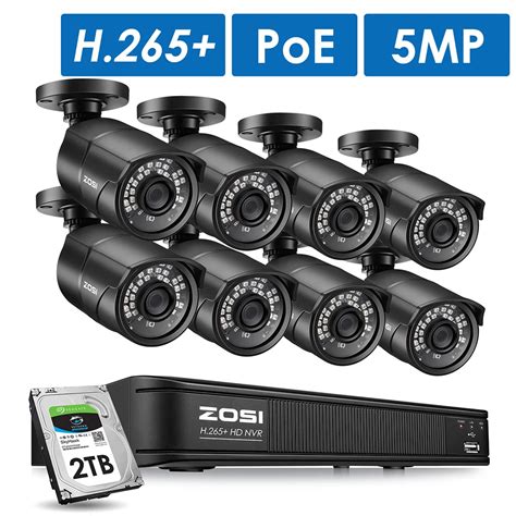 Zosi 5mp Cctv Outdoor Malam Visi Ip Kamera Keamanan Video Surveillance