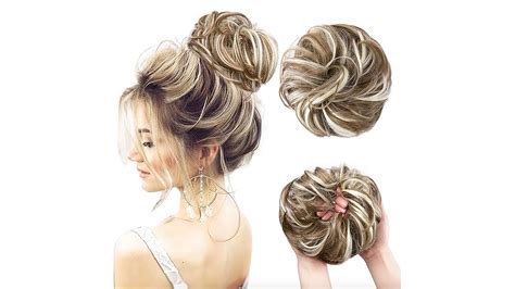 Messy Bun Hairpiece Is The Secret To A Voluminous Updo