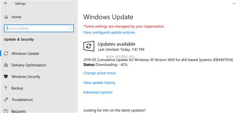 You should use a file sharing. FIX: Windows 10 Update 1903 failed to install (Solved) - wintips.org - Windows Tips & How-tos