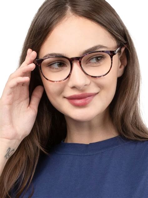 Womens Full Frame Tr Eyeglasses Glasses For Round Faces