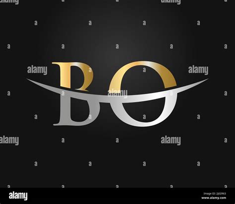 Initial Monogram Letter Bo Logo Design Vector Bo Logo Design Template