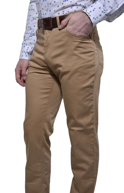 Light Brown Casual Trousers Trousers E Shop
