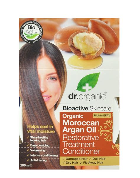 Organic Moroccan Argan Oil Restorative Treatment Conditioner By Dr