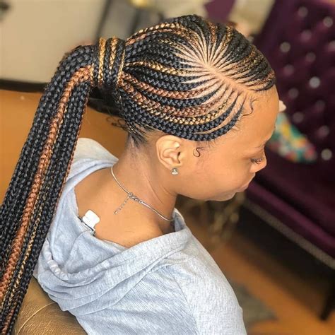 Pin by Brrbriscoe on Hair styles | Feed in ponytail ...