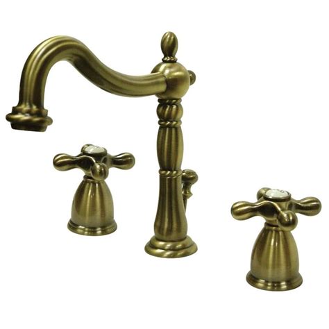 Discover the perfect sink faucet for your bathroom at vintage tub & bath. Kingston Brass Concord Vintage Brass 2-Handle Widespread ...