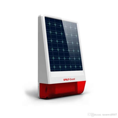 With the night vision enabled motion activated spy camera, you will be alerted by the siren instantly when dangers occur, get clear video evidence to. Wireless Outdoor Weather Proof Solar Siren Simple Security ...