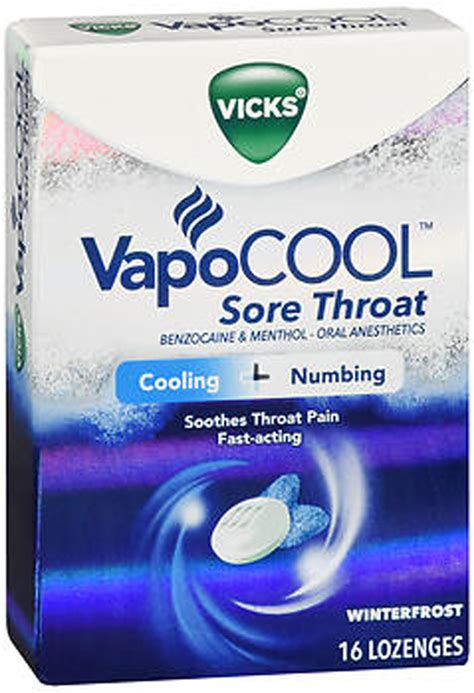 Vicks Vapocool Medicated Drops Cherry Freeze Flavor 18 Ct The
